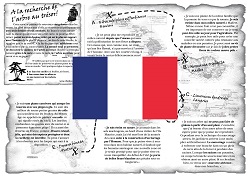 Jeu Arbre au tresor drapeau FRANCAIS